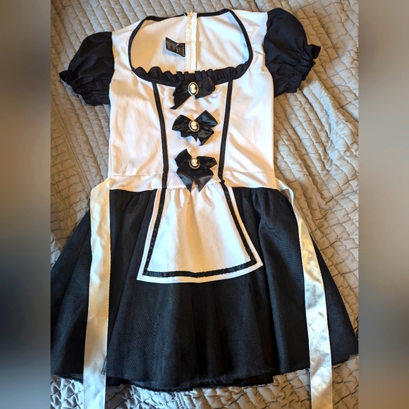 Gothic waitress dress, Halloween costum - Picture 1 of 4